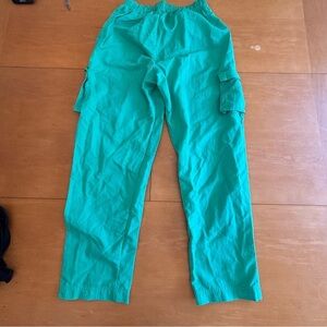 Nike XS Retro cargo track pants joggers in turquoise green